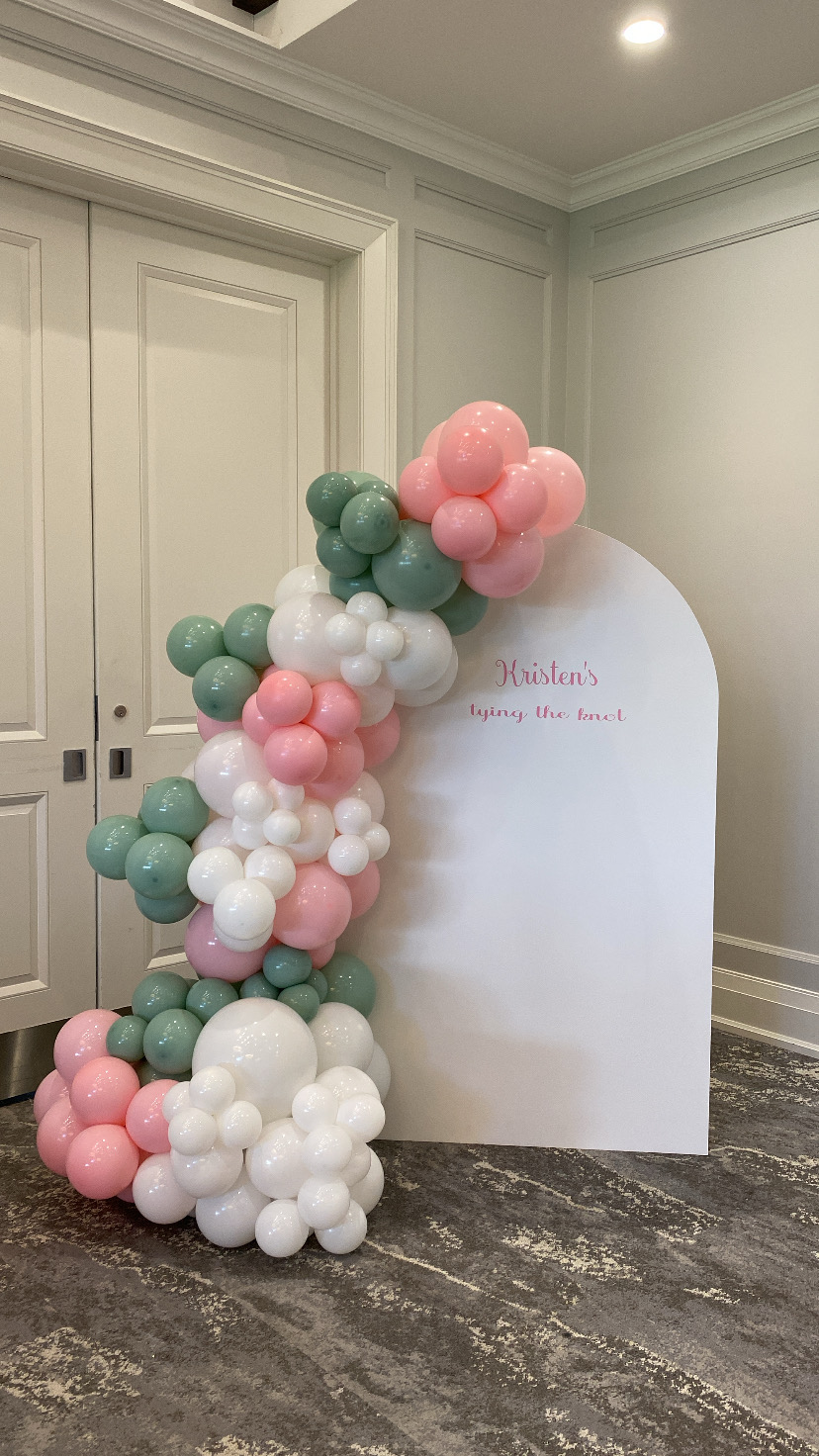 Bridal shower backdrop