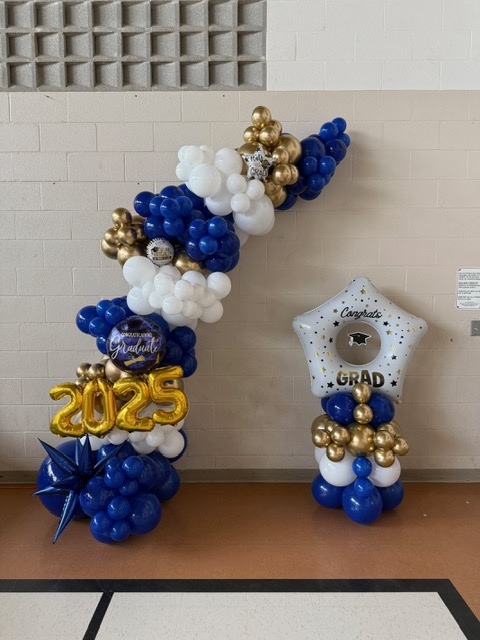 Graduation Blue Gold