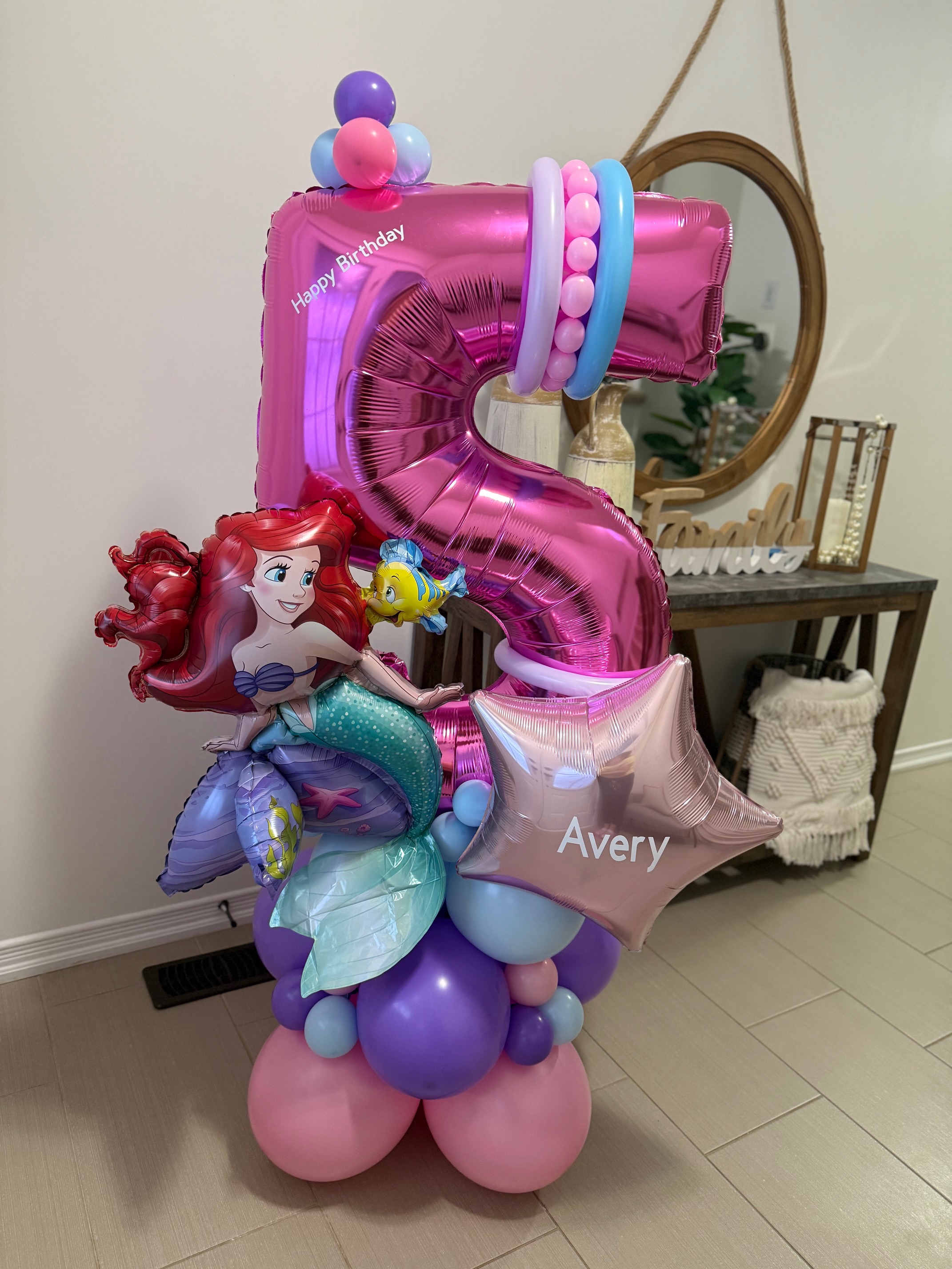 Mermaid balloon